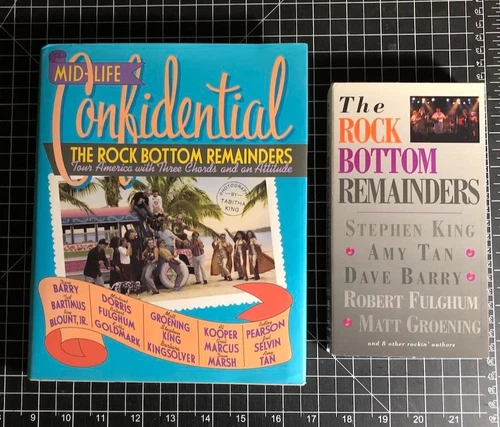 Mid-Life Confidential : The Rock Bottom Remainders Book and VHS Tape 1st/1st