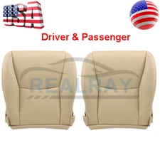 2003-2009 For Lexus GX470 Driver & Passenger side Bottom Leather Seat Cover Tan