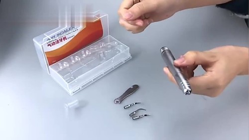 dental ultrasónico aire scaler pieza de mano higienista 2 agujero punta G1 G2 G4 - Video 1 of 1