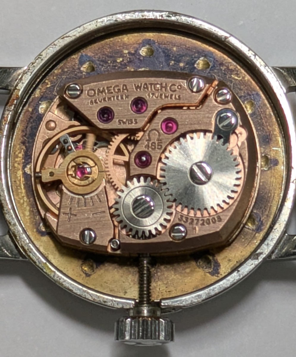 オメガ OMEGA GENEVE 485 NEAR MINT* Vintage OMEGA Geneve Cal.485 Manual Winding