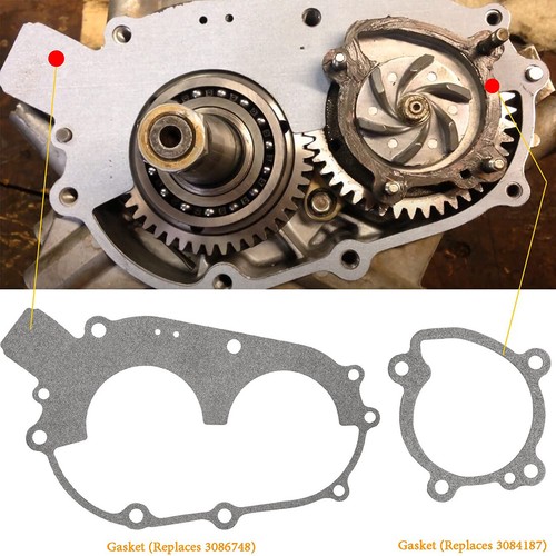 Water Pump Seals Bearing Gaskets Rebuild Kit for Polaris 350L 400 400L 2 Stroke - Picture 11 of 13
