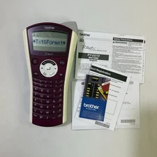 Brother P-Touch HANDHELD LABEL MAKER - Purple PT-1090 - No Cable - Tested WORKS