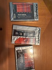 Pdmagnetics Pdm 1100 Metal C90 Cassette Tapes Sealed New 3pcs