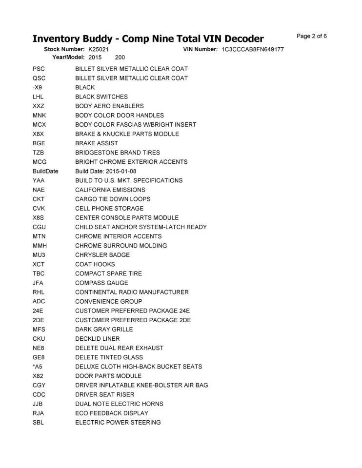 Chrysler 200 2015 Alternator 56029624AC 3147 - Image 2 of 4