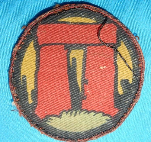 WW2 SALISBURY PLAIN DISTRICTFORMATION SIGN MILITARY PATCH WORLD WAR II BADGE