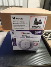 3 Unit Lot - Kidde Combo Smoke & CO Detectors - 10yr Lithium Powered - 30CUD10