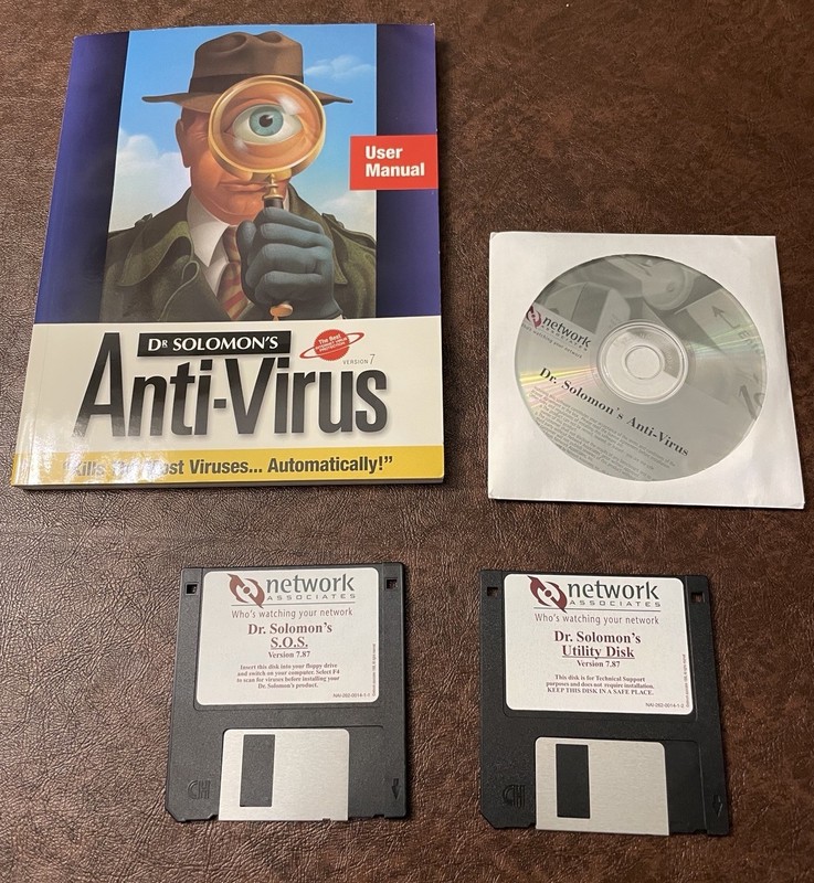 Dr. Solomon's Anti Virus for Windows 95 and 3.1 Disks Version 7 Manual