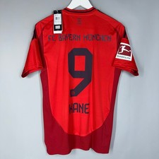 CAMISETA DE FÚTBOL LOCAL NUEVA CON ETIQUETAS BAYERN MUNICH 2024 2025 CAMISETA ADIDAS TALLA S #9 KANE