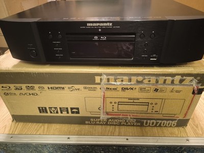 REGIONFREE Codefree Marantz UD7006 3D Blu-ray SACD DVD-Audio Player + OVP Hi-Res