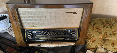 Grundig 5040 GW/3D Type Vintage Röhrenradio Holzgehäuse AM/FM