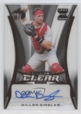 2020 Leaf Trinity Clear Auto 38/40 Dillon Dingler #CA-DML Auto 0m0g