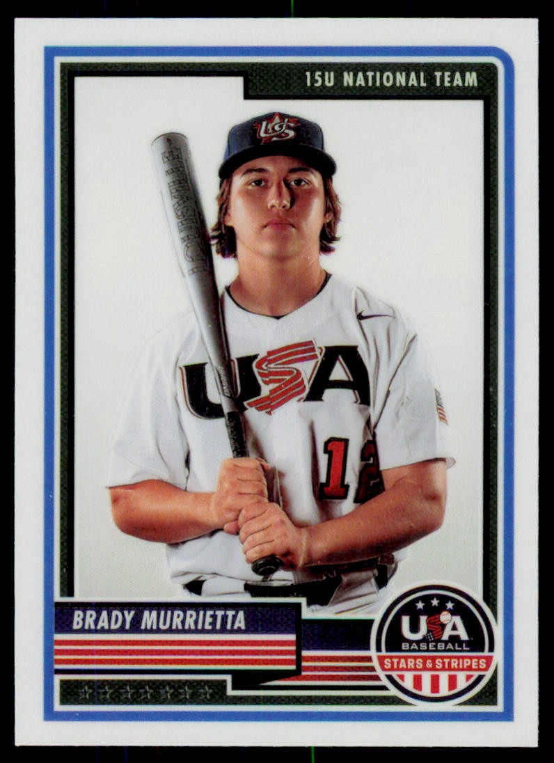 2023 Panini Stars & Stripes USA Baseball Brady Murrietta 35