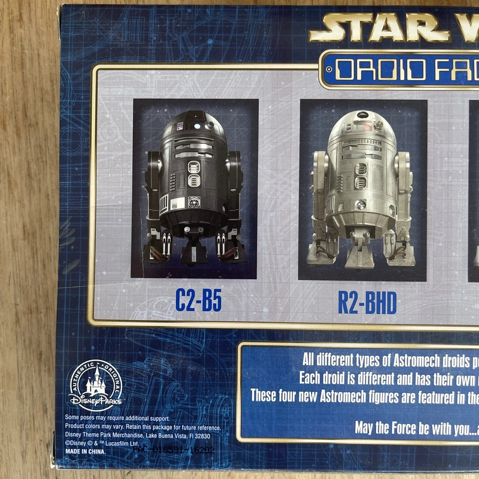 Star Wars Disney Droid Factory Rogue One C2-B5 R2-BHD R3-M2 R5-SK1 Nuevo Sellado Foto 3 de 4