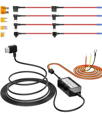 VIOFO HK4 Hardwire Kit with 8Pcs Full Set Circuit Fuse Tap, Type-C Port, for A32
