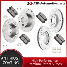 Fit For Honda Accord Lx 11.10 Front And Rear Brake Rotors And Pads Brakes Kits Fit For Honda Accord Lx 11.10 Front And Rear Brake Rotors And Pads Brakes Kits