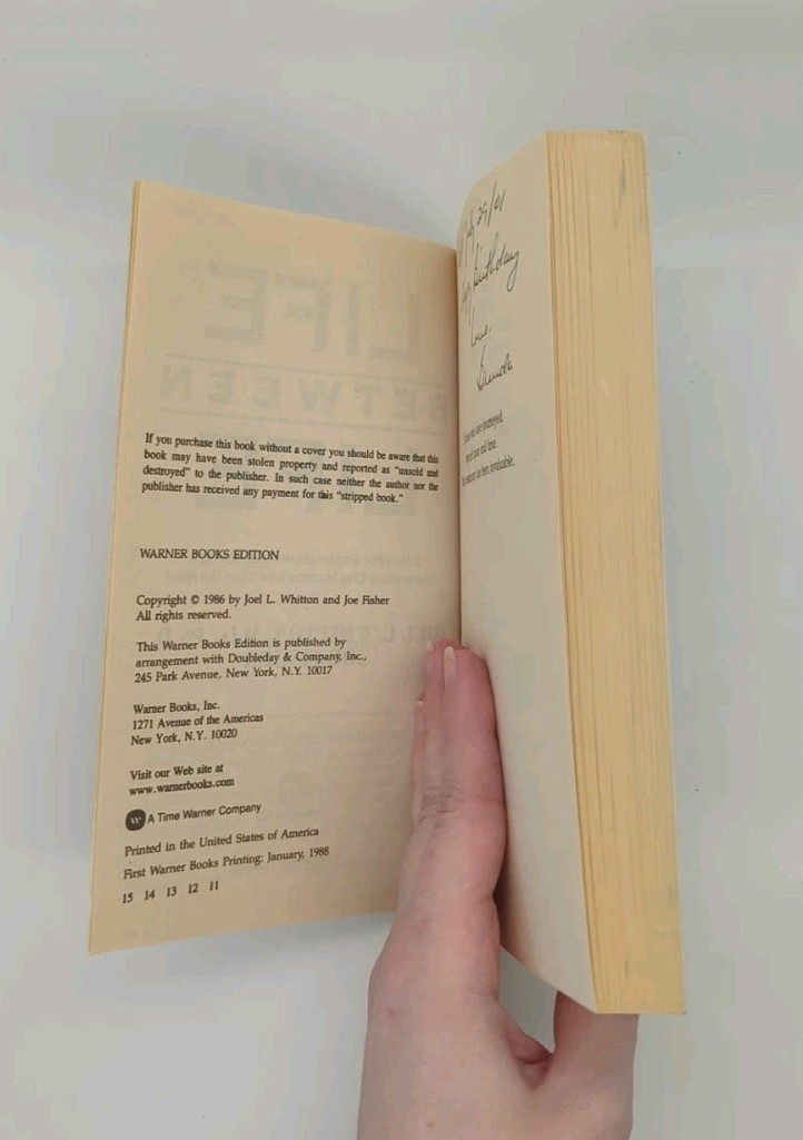 Life Between Life by Joe Fisher and Joel Whitten (1988, Mass