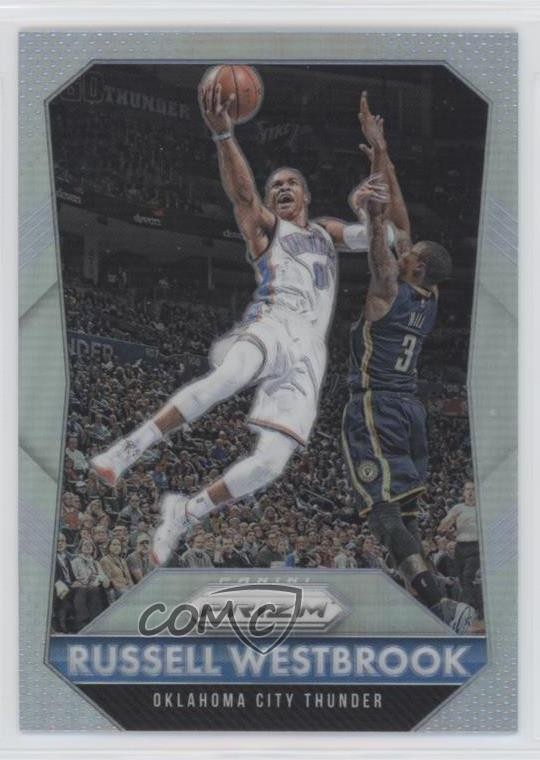2015-16 Panini Prizm Silver Prizm Russell Westbrook #106 06vc