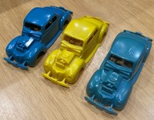 Ac Gilbert 1940 Ford Gasser American Flyer Auto Rama Slot Car Bodies - Lot Of 3