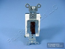 Leviton CS120-2 Brown Commercial Grade Toggle Wall Light Switch 20A 120/277 Bulk