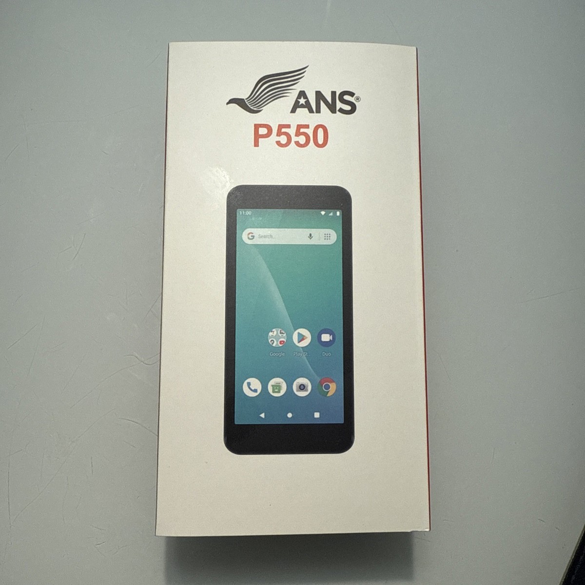 ANS P550 (Unlocked) Black 16GB Android GSM Dual-SIM 2GB RAM