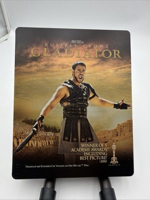 Gladiator  Russell Crowe  Steelbook  Blu-Ray Disc Extended Cut