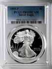 1995-P  $1  PROOF AMERICAN SILVER EAGLE (ASE/SAE) PCGS PR69 DCAM #61215203