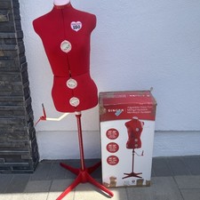 Singer Adjustable Dress Form Mannequin Small/Medium- Red S/M
