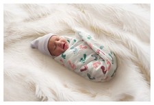 PILL THING Baby Hospital Receiving Swaddle Blanket - Original Baby Footprint ...