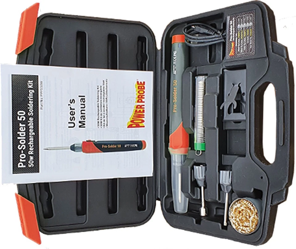 Power Probe PPPS50W Pro-solder 50 Electric Soldering Iron Kit, Rechargeable - Image 2 of 4