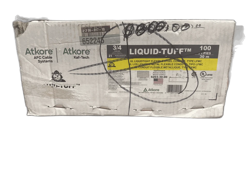 Southwire 3/4 pulgadas. Conducto de acero titanio metálico flexible hermético al líquido de 100 pies Foto 4 de 4