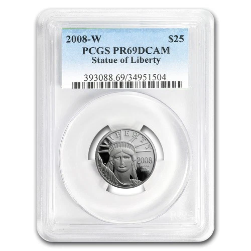 2008-W American Platinum Eagle 1/4 oz — photo from the most recent tracked eBay sale