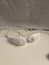 white Nintendo Wii Nunchuk controllers x 2