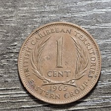 1965 BRITISH CARIBBEAN TERRITORY 1 CENT    ***Free Combined Shipping***