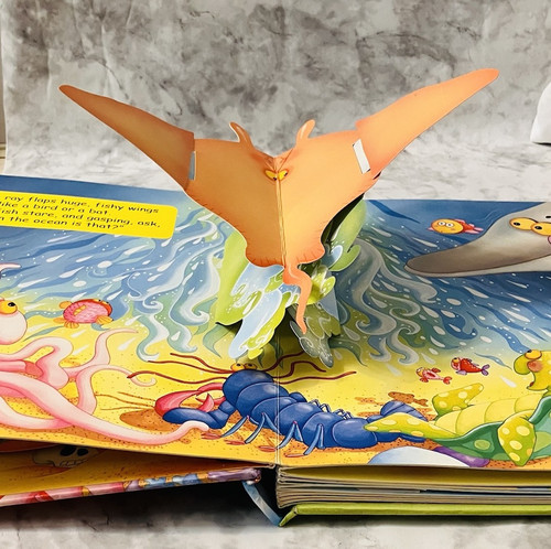 My Under the Sea Pop-Up Book HC 2002 Gill Davies Kids Ocean Story 3D Interactive - Imagen 7 de 23