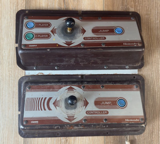 Nintendo Donkey Kong Jr cocktail arcade BOTH control panels 1st & 2nd 1981