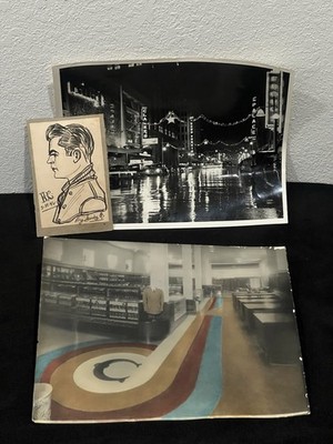 Clark s Good Clothes Tulsa OK Archive 1937 Photos Letter Sketch