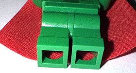 LEGO Space Police 3 Alien SQUIDMAN Minifig Green Monster Squid Man Red Cape 5980