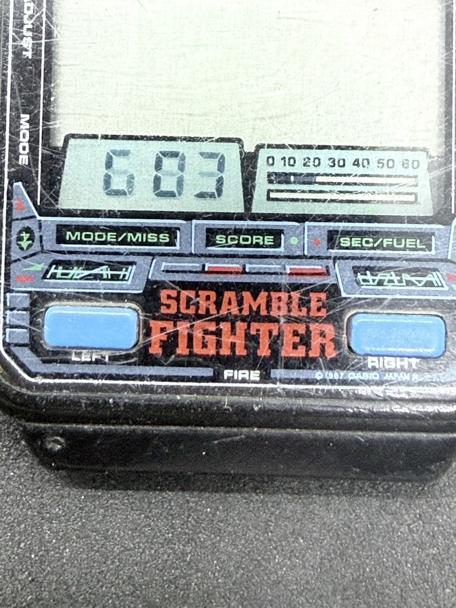Casio GF-2 Scramble Fighter Module 685 Japan Watch For Parts