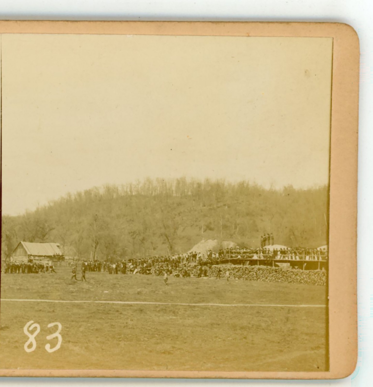83. Baseball Game Spring Valley WI May 15, 1904  Stereoview