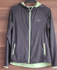 F F Grey Zipped Active wear Hoodie UK Size 10