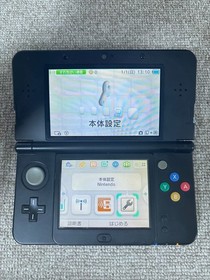 New 3DS black  Nintendo Console region Japanese B829