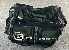 No Errors Ball Boy XL Bag Baseball Catchers Coaches Gear Travel Roller Green EUC