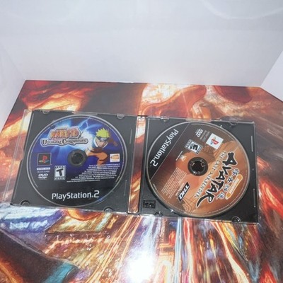 Naruto Uzumaki Chronicles & Avatar The Last Airbender Ps2 Disc only works tested