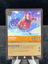 Disney Lorcana-Winterspell-Pumbaa-Winter Warthog- 4-Cold Foil-M/NM