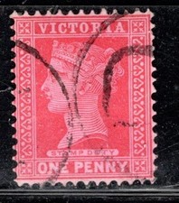 AUSTRALIA VICTORIA   AUSTALIAN STATES  STAMPS  USED   LOT 692AE
