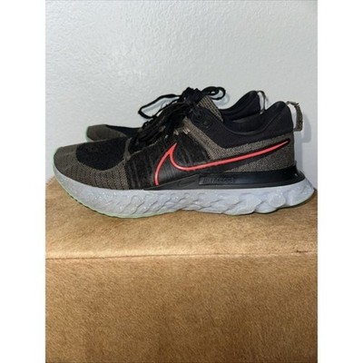 Men Size 13 - Nike React Infinity Flyknit 3 Black Siren Red Running Shoes