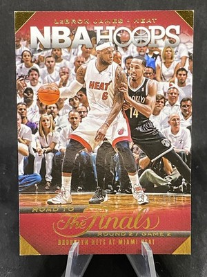 Lebron James 2014-15 NBA Hoops Road to the Finals /999 Card #52 Heat Vs Nets
