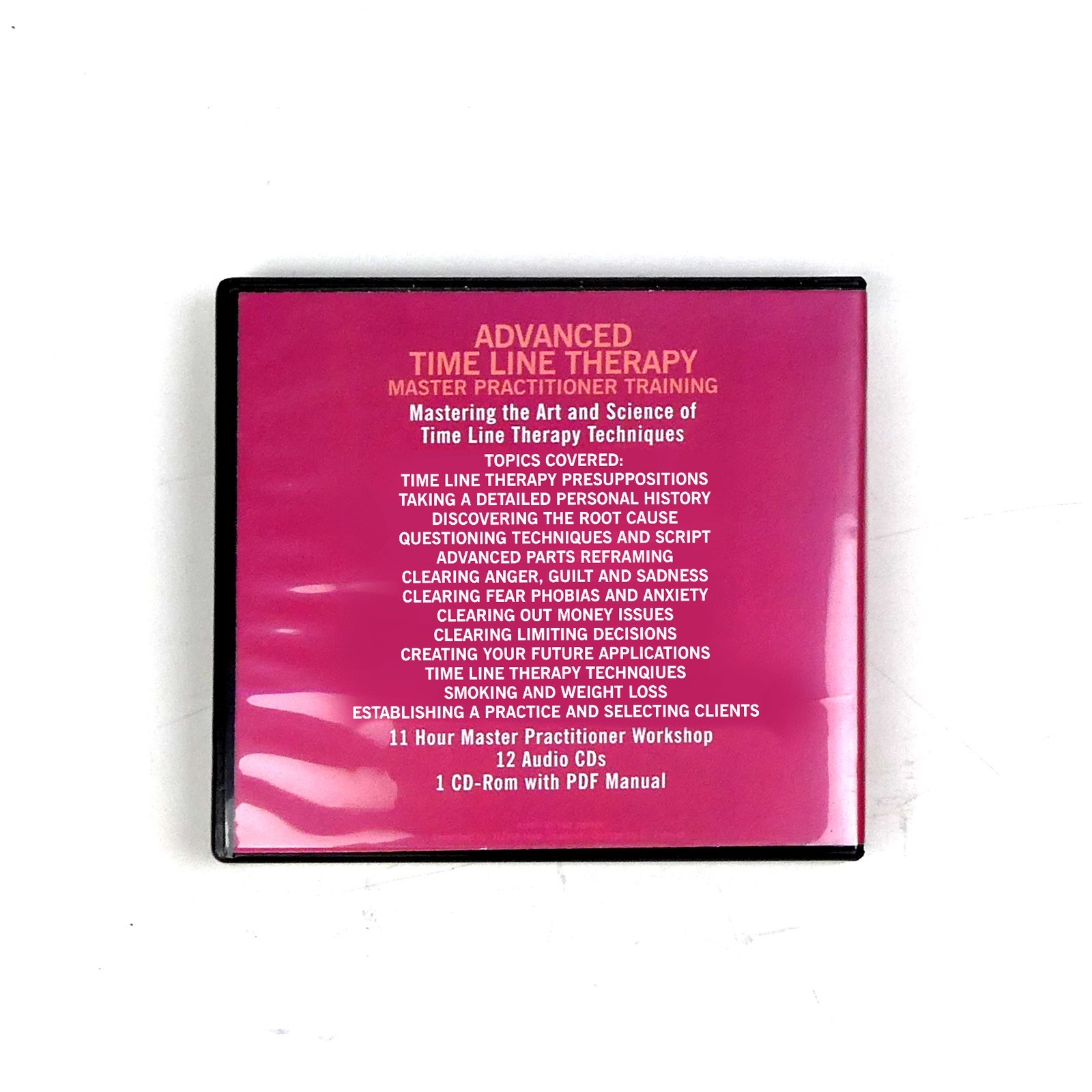 ADVANCED TIME LINE THERAPY MASTER PRACTITIONER 12 CDs Hypnosis NLP ...