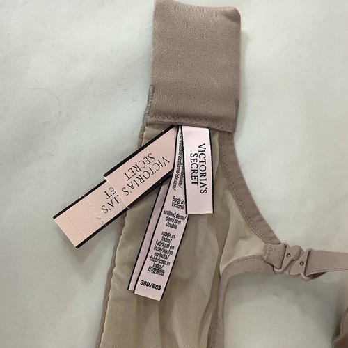 Victoria’s Secret Body By Victoria Nude Patterned Mesh Bra - Size 38D - BNWT - Picture 8 of 8