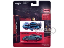 PORSCHE 911 GT2 RS BLUE 1/64 DIECAST MODEL CAR BY MAISTO 15707 BL